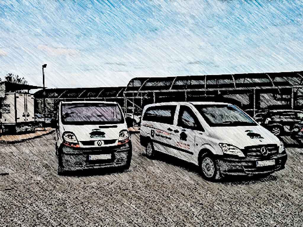 Furgonetas transporte aerpuerto